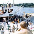 M/s Utö anländer ca 1970